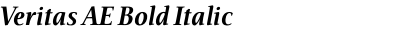 Veritas AE Bold Italic